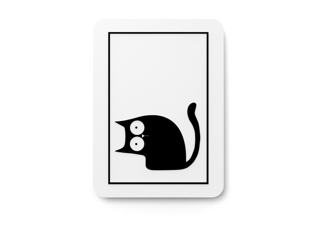 
  
  Meaw | Funny sign For Home or Office
  
