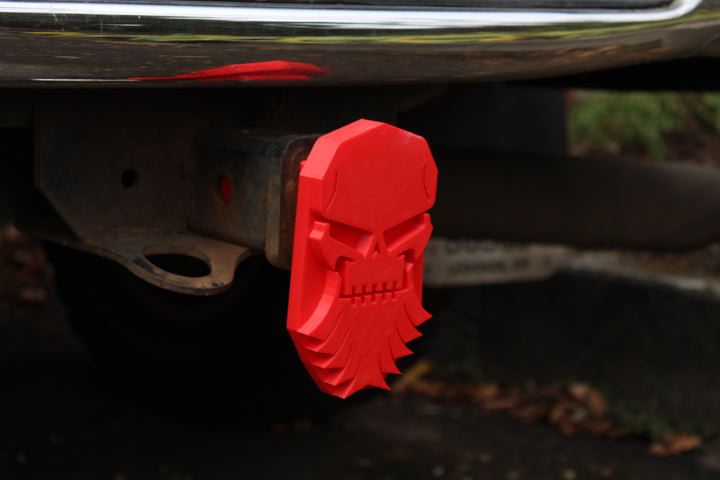 Truck Trailer Hitch Plug | Bearded Skull