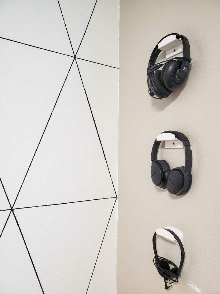 Minimalist, Modern Headphone, Towel, Hat or Anything Mount Hanger