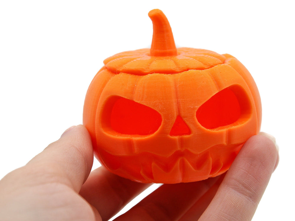 
  
  Halloween Jack-O-Lantern Decoration with Removable Lid
  
