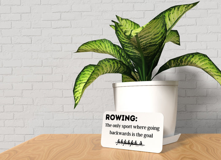 The Only Sport Where Going Backwards Is The Goal | Funny sign For Home or Office