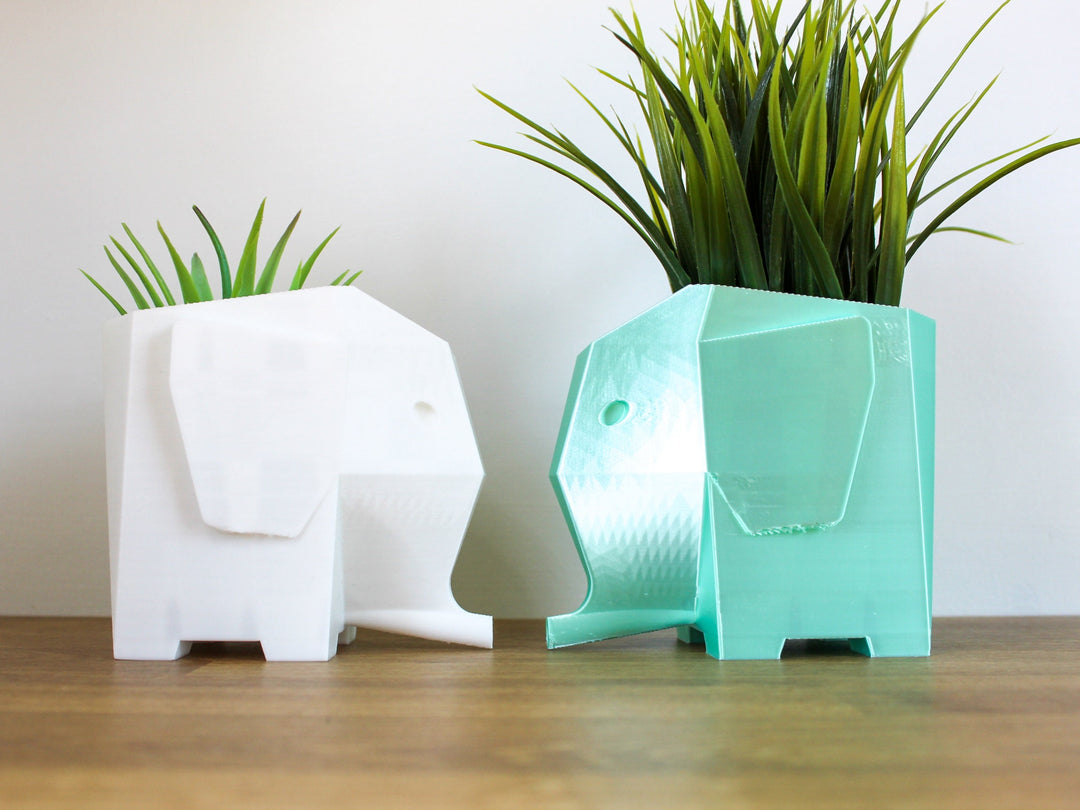 Elephant Succulent Planter, Pot, Vase | Excess Water Drains out the Snout!!