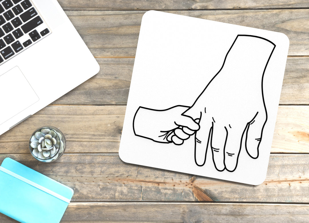 Holding Finger | Funny Sign for New Parents or Baby Rooms