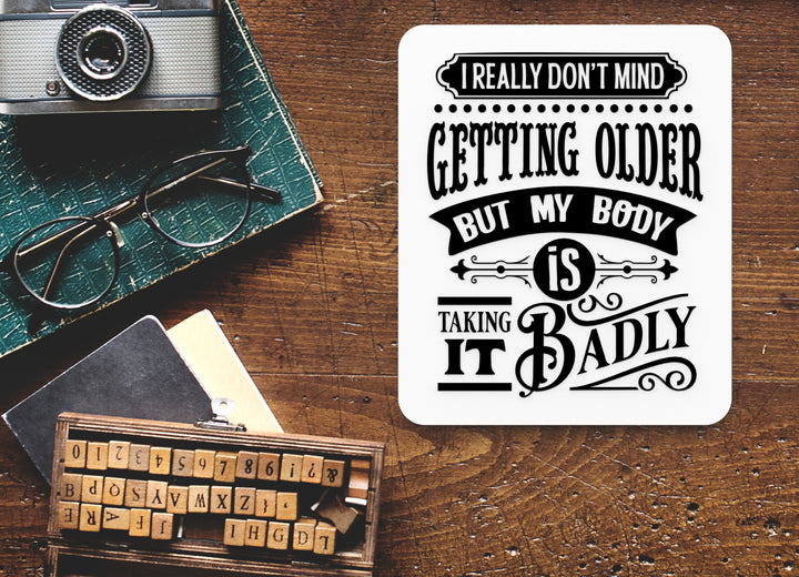 Bold 3D Printed I Really Don't Mind Sign Wall Art – Durable PLA Sign for Office