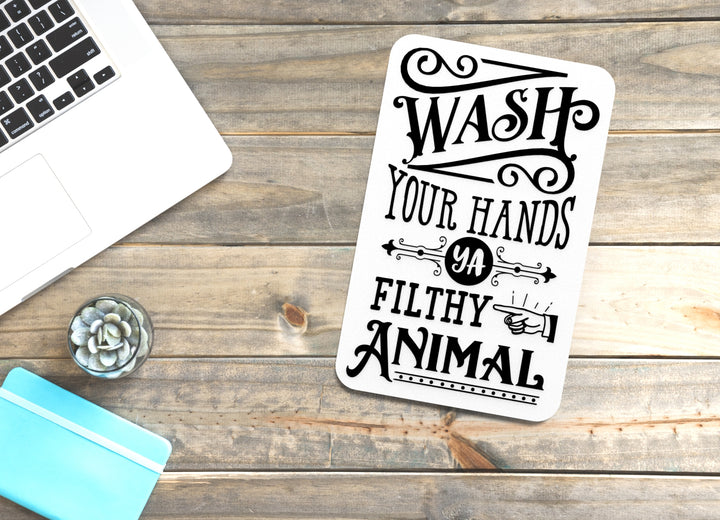 Wash Your Hands Bathroom Sign – Funny Humor Wall Decor for Home and Office