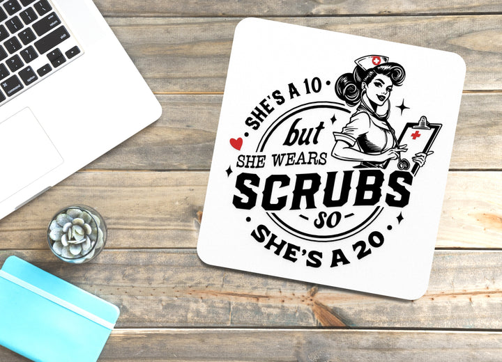 Ten Out of Ten Nurse | Funny Sign for Home or Office