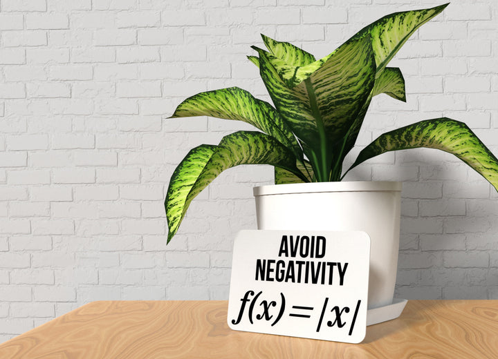 Avoid Negativity | Funny sign For Home or Office