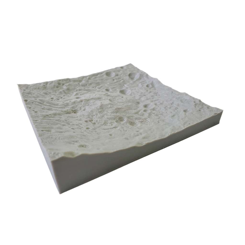 3D Topography model of RHEASILVIA on the asteroid Vesta