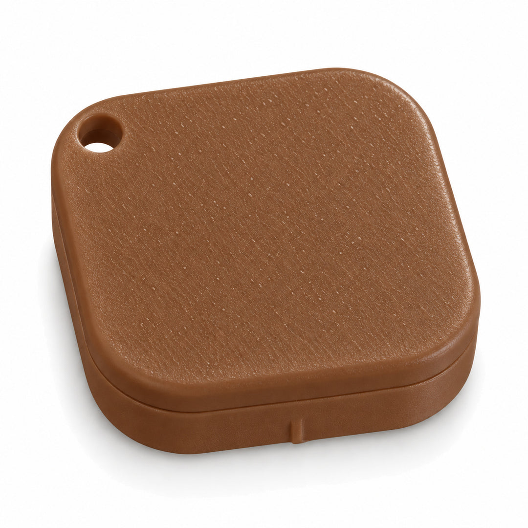 Case for AirTag, Brown color illustration