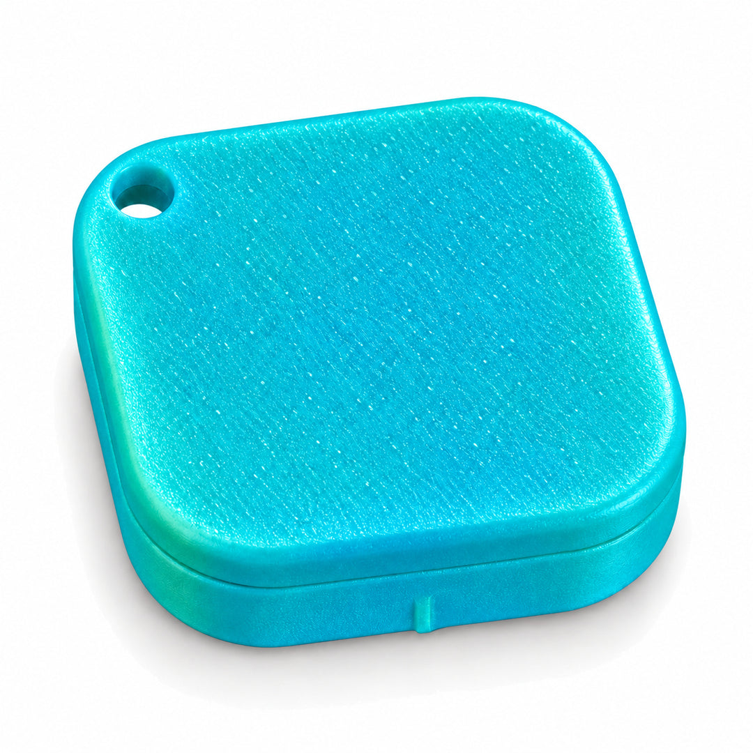 Case for AirTag, Sea Foam color illustration