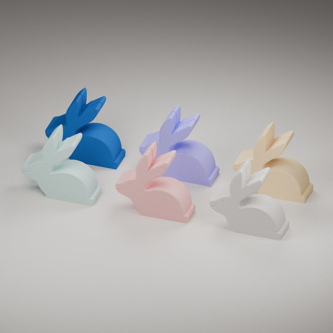 Bunny place card and photo holders — product view 2