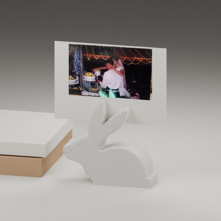 Bunny place card and photo holders — product view 4