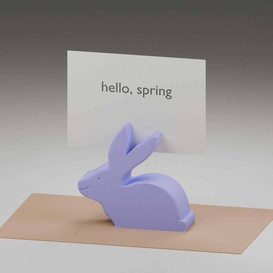 Bunny place card and photo holders — product view 7