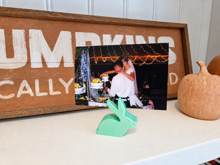 Bunny place card and photo holders — product view 9