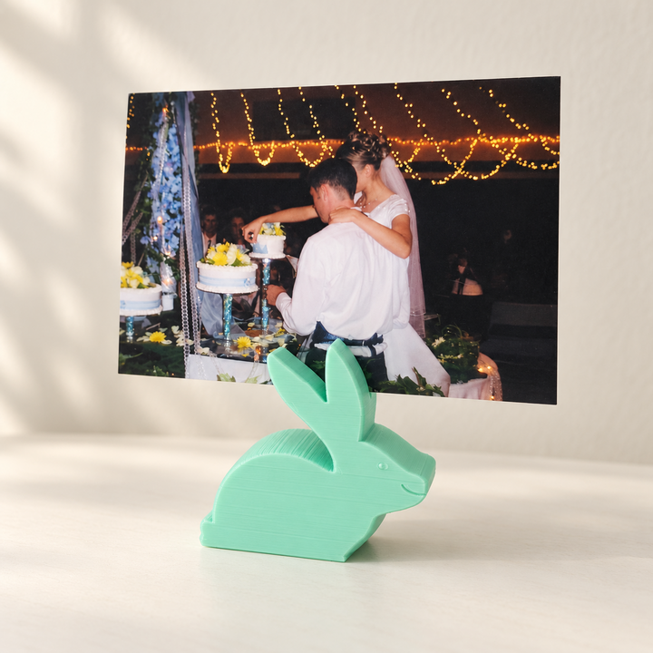 Bunny place card and photo holders — product view 10