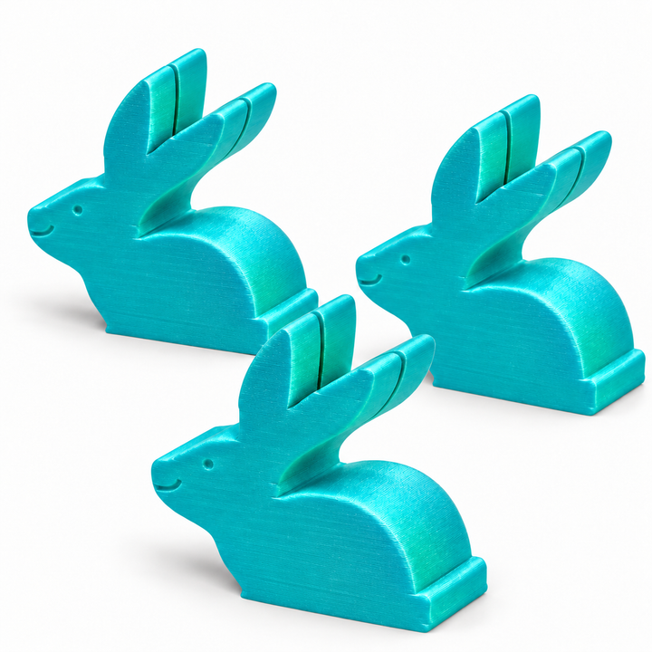 Sea Foam bunny place card holders, set of three
