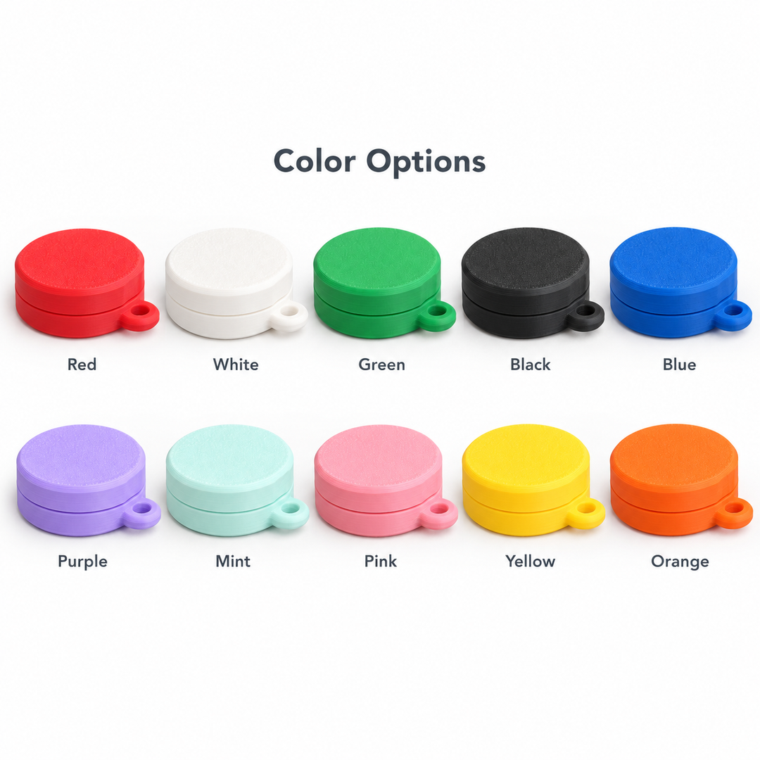 Ring holder keychain case color options