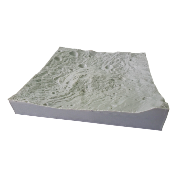 3D Topography model of RHEASILVIA on the asteroid Vesta