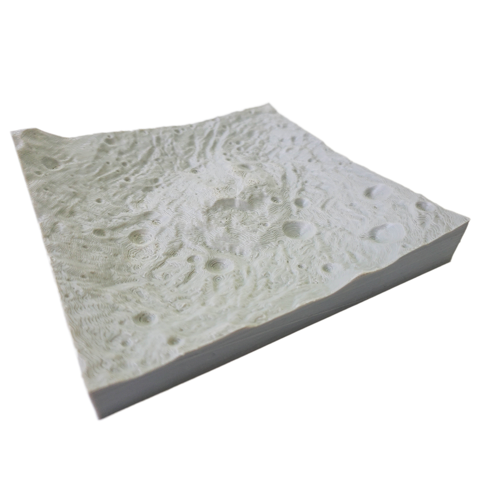 3D Topography model of RHEASILVIA on the asteroid Vesta