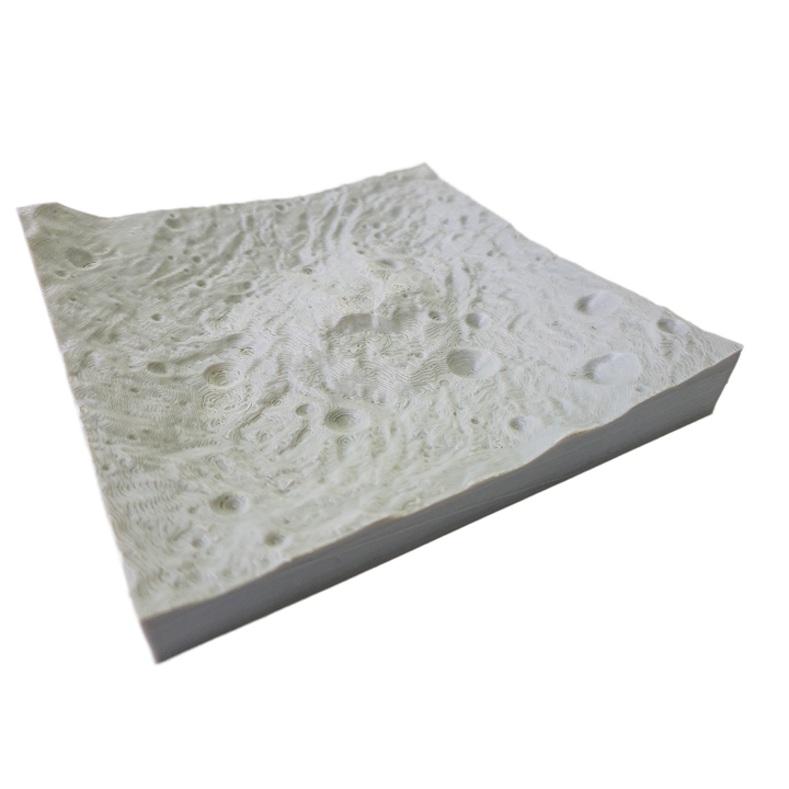 3D Topography model of RHEASILVIA on the asteroid Vesta