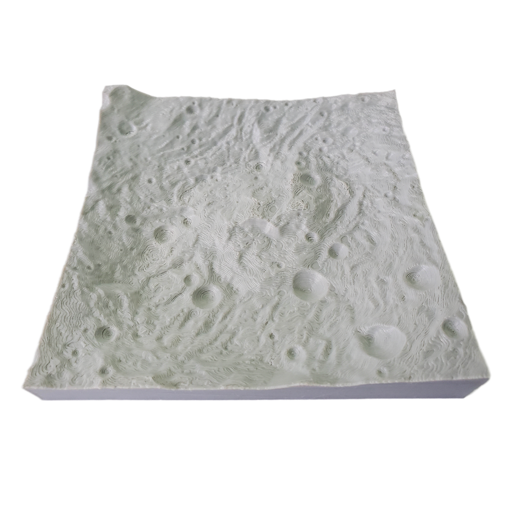 3D Topography model of RHEASILVIA on the asteroid Vesta