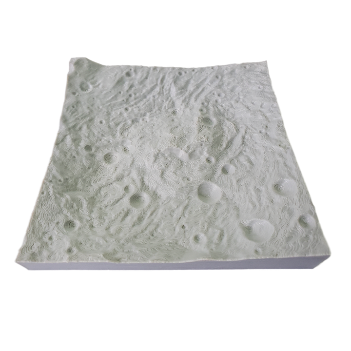 3D Topography model of RHEASILVIA on the asteroid Vesta