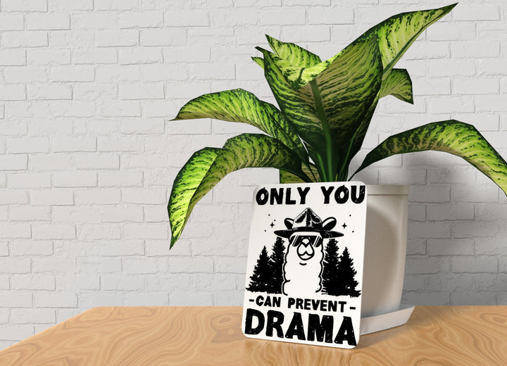 Only You Can Prevent Drama | Funny sign For Home or Office