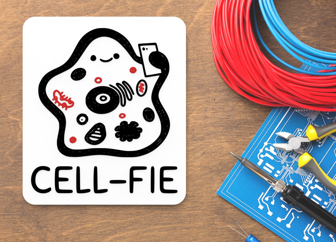 Cell Fie | Funny Sign for Home or Office