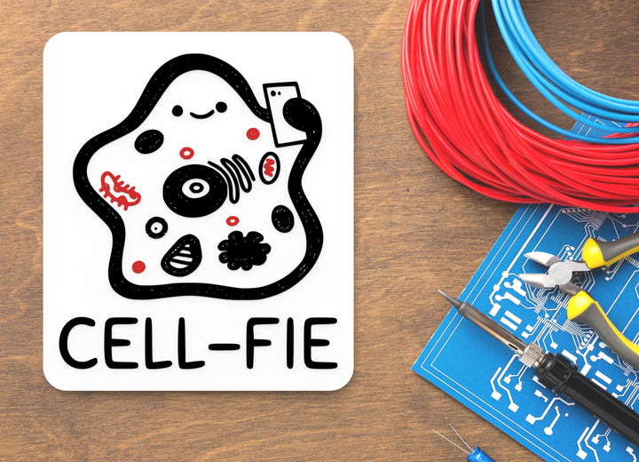 Cell Fie | Funny Sign for Home or Office