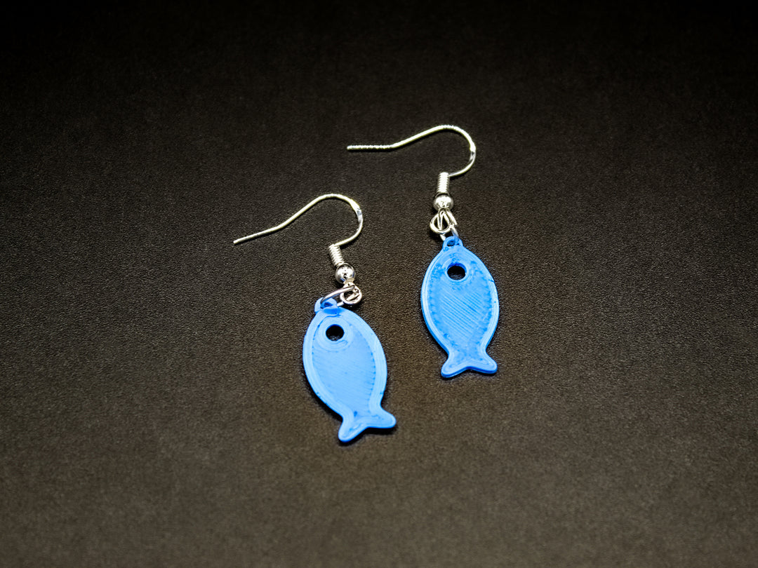 Fish Earrings 3D – Unique Nautical Jewelry