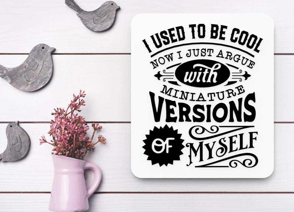 
  
  Bold 3D Printed Cool Versions Sign Wall Art – Durable PLA Sign for Gym, Office
  
