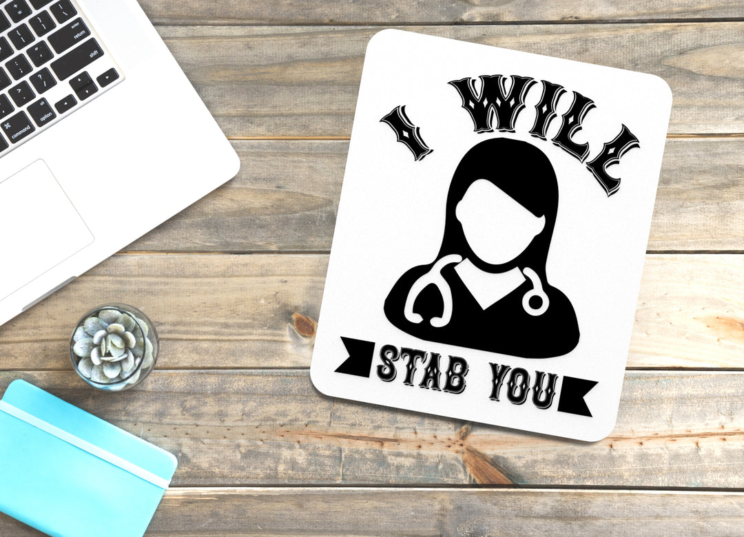 I Will Stab You with Love | Funny Sign for Home or Office