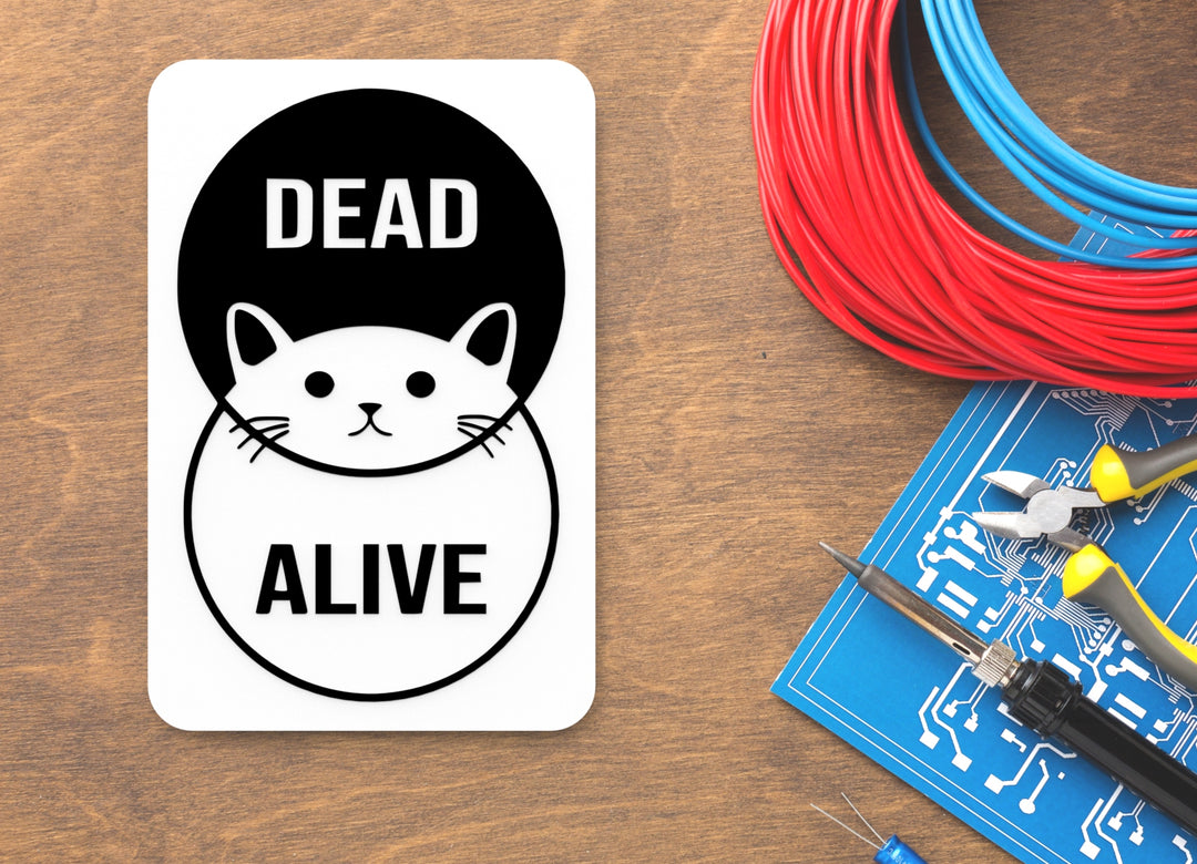 Dead Alive | Funny Sign for Home or Office