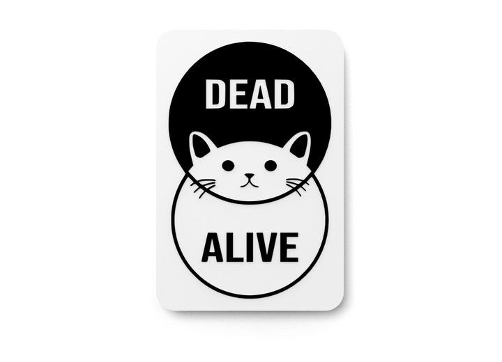 Dead Alive | Funny Sign for Home or Office