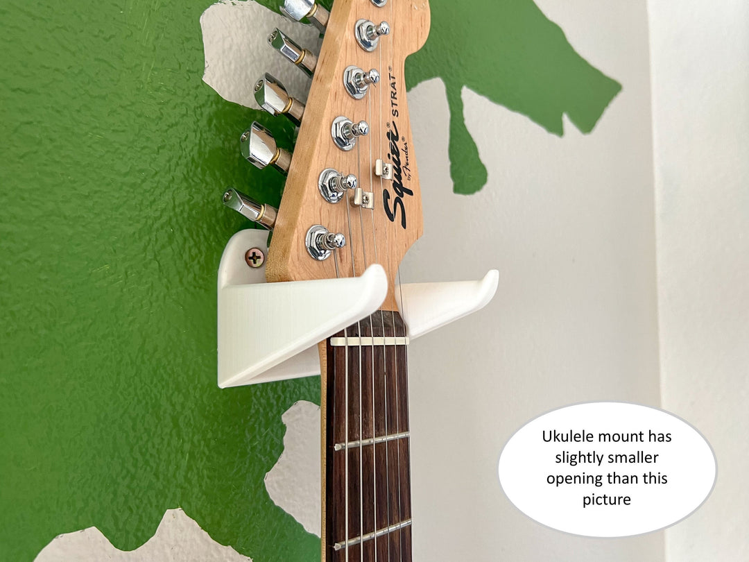 Minimalist Ukulele Mount | Display the Ukulele or Guitar, not the Mount