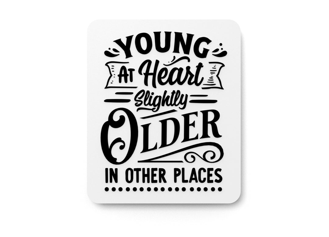 
  
  Bold 3D Printed Young At Heart Man People Wall Art – Durable PLA Sign For Office
  
