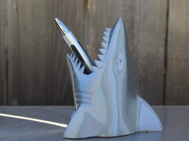 Shark Pen and Pencil Holder for your Office or School Desk