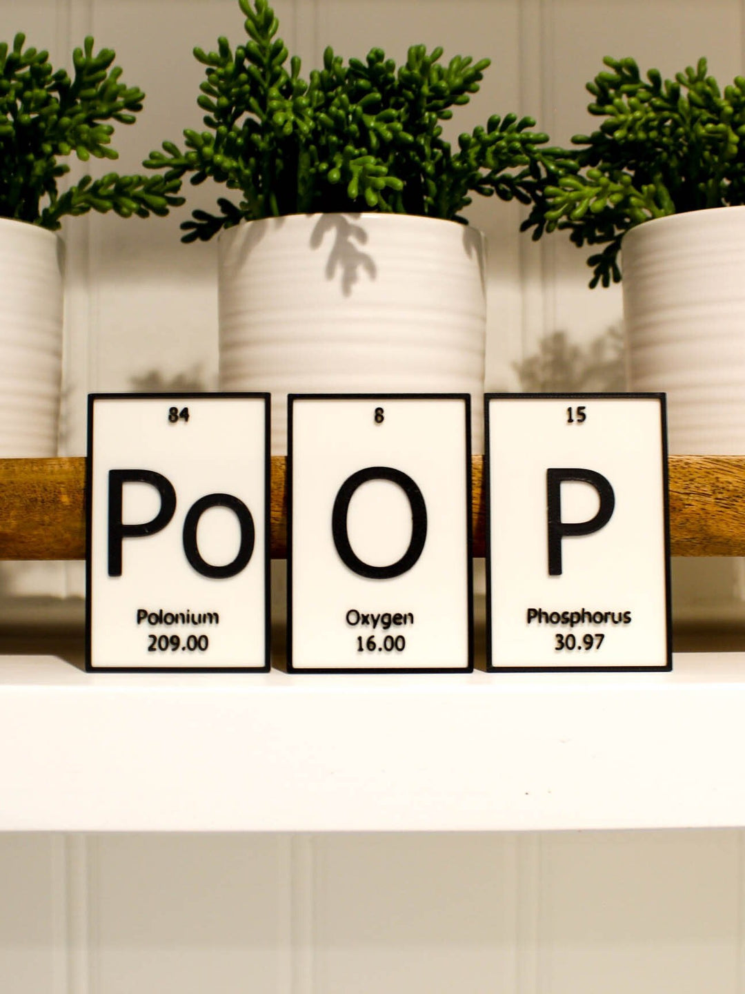 PoOP | Periodic Table of Elements Wall, Desk or Shelf Sign