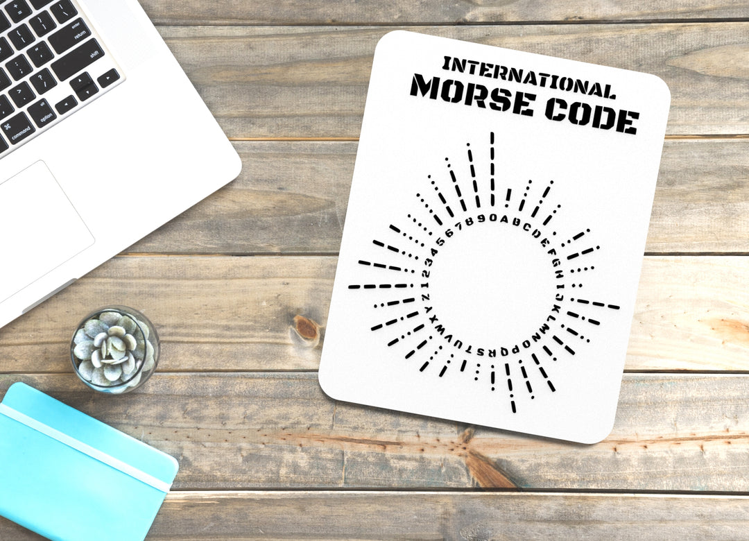 International Morse Code | Funny Sign for Home or Office
