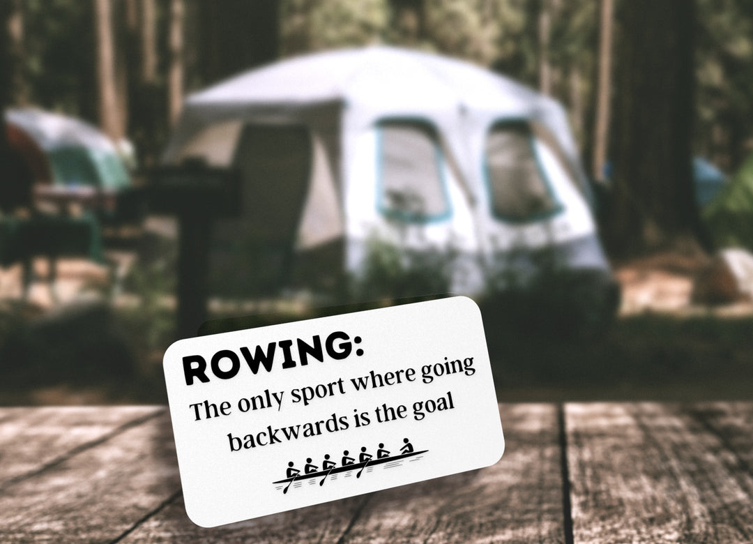 The Only Sport Where Going Backwards Is The Goal | Funny sign For Home or Office