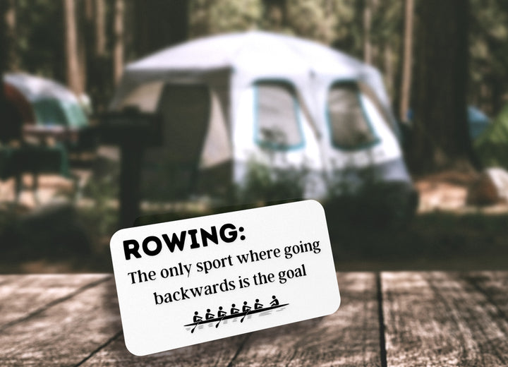 The Only Sport Where Going Backwards Is The Goal | Funny sign For Home or Office