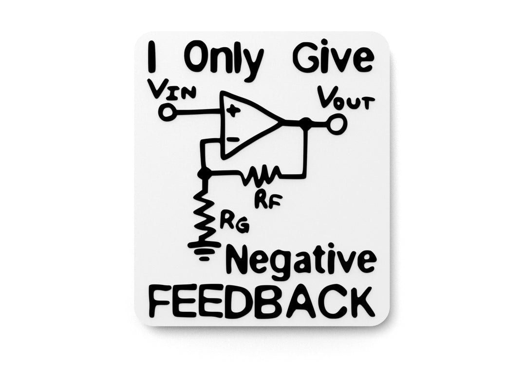 
  
  I Only Give Negative Feedback | Funny sign For Home or Office
  
