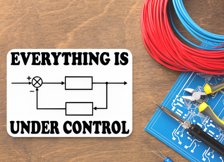 Everything Is Under Control | Funny sign For Home or Office