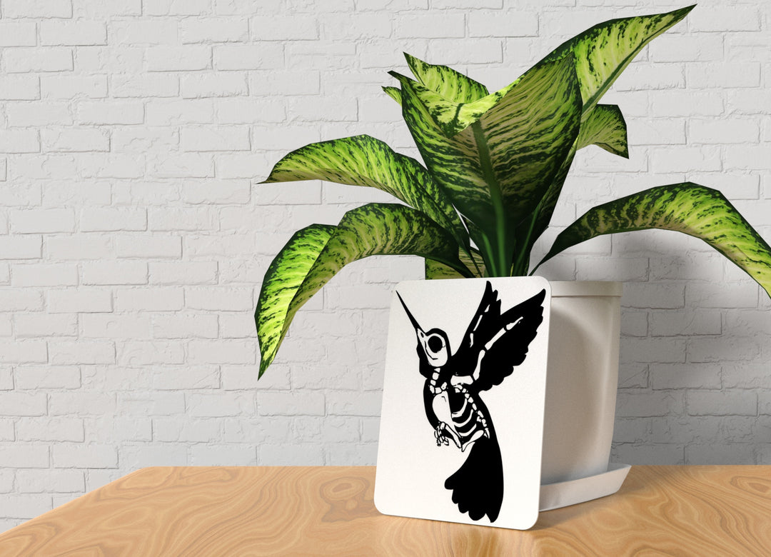 Bird Skeleton | Funny sign For Home or Office