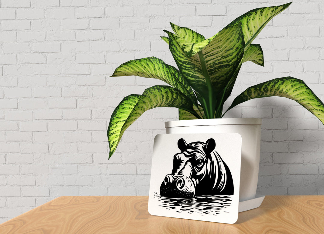 Hippopotamus | Funny sign For Home or Office