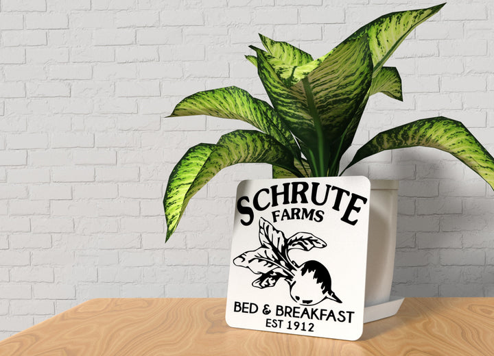 Schrute Farms Bed & Breakfast EST 1912 | Funny sign For Home or Office