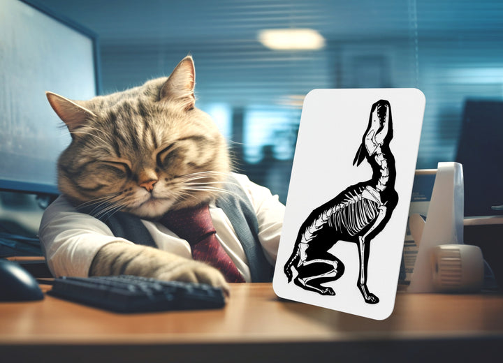 Dog Skelet | Funny sign For Home or Office