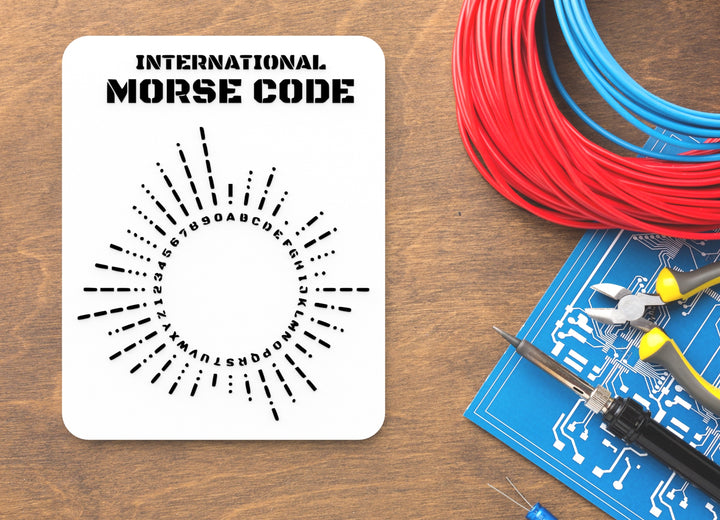 International Morse Code | Funny Sign for Home or Office