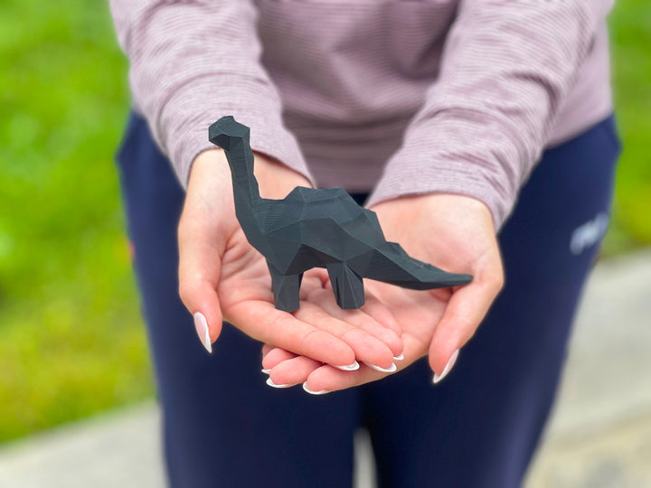 Cute Dinosaur Low Poly Figurine