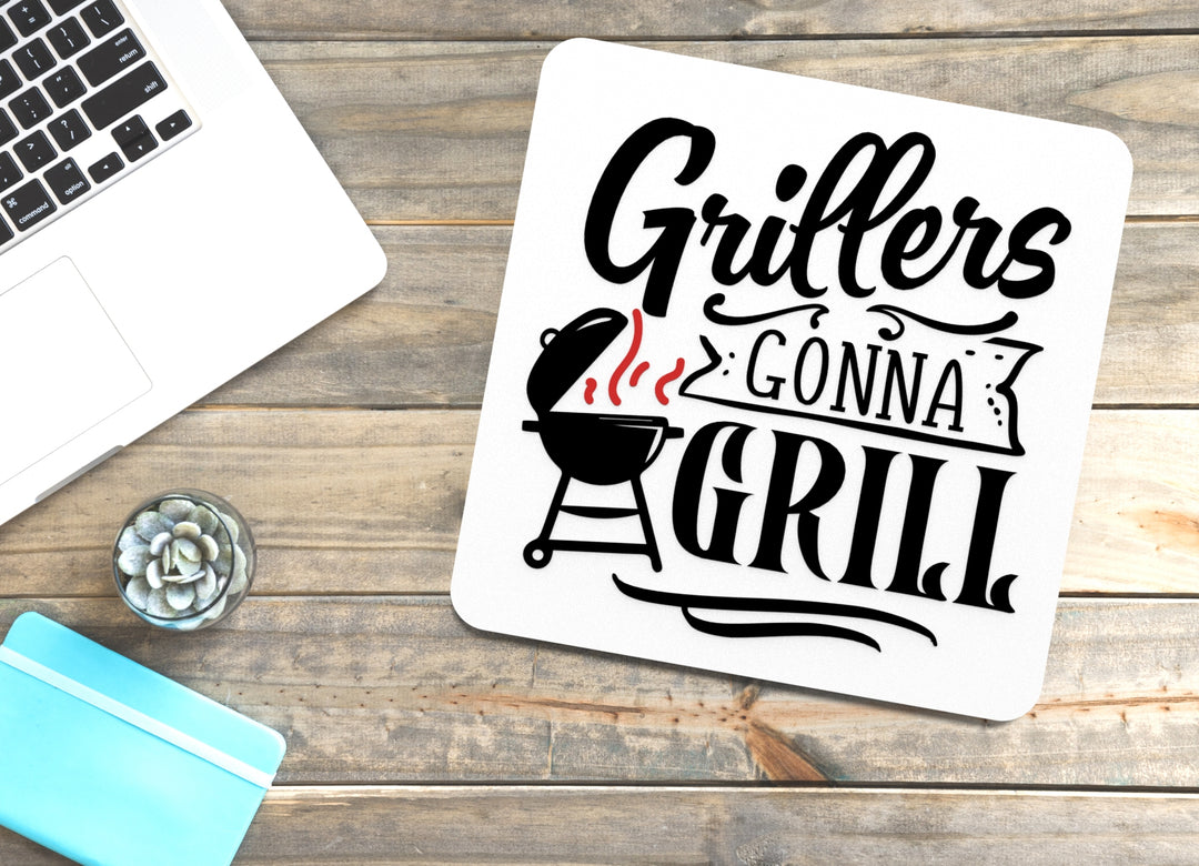 Grillers Gonna Sign – Funny Grill Master Wall Art